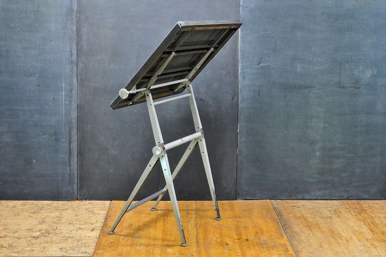 mid century modern drafting table