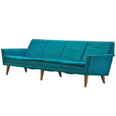 Sofa & Chair 1950s Folke Ohlsson Poul Dinesen Dux Mid-Century Modern 50s