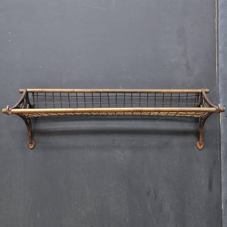 brass wire shelf