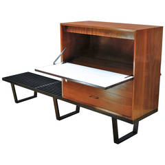 George Nelson Herman Miller Long Bench Secretary Writing Desk