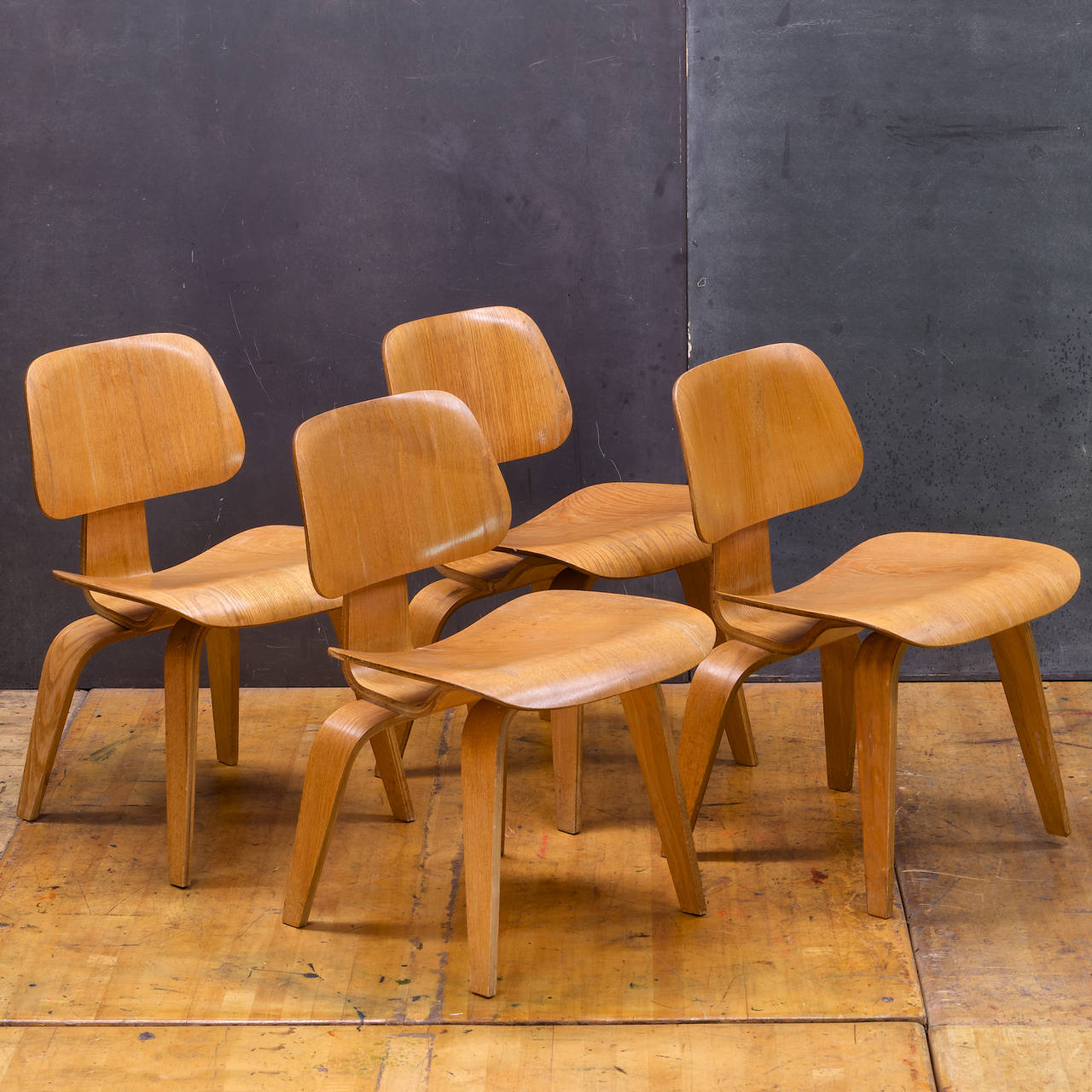 Plywood 1st Year Charles Eames for Evans Herman Miller DCW Chairs