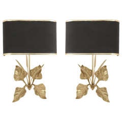 Pair of 1970 Sconces Attributed to Maison Charles