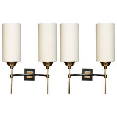 Pair of 1950
s Neo Classical Sconces by Maison Arlus Pair of 1950
s Neo Classical Sconces by Maison Arlus