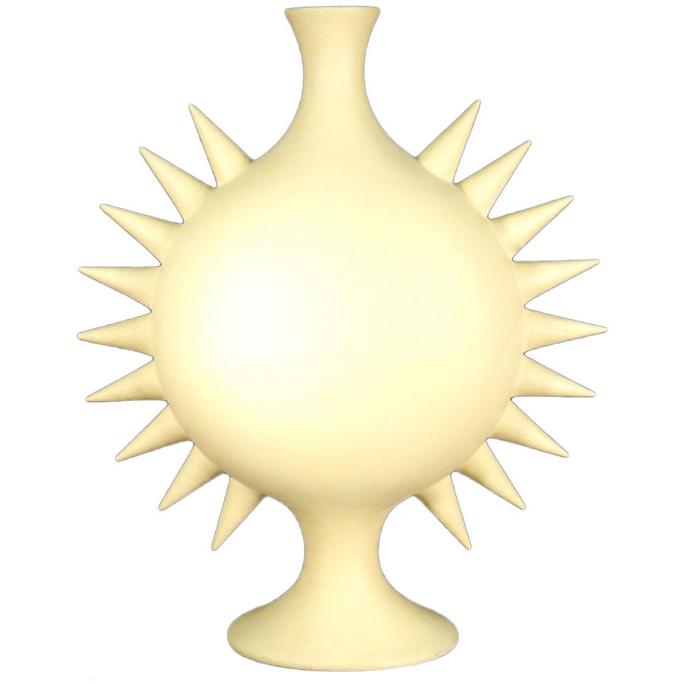 "Le Soleil" Vase Signed by "Les Heritiers, " 1993