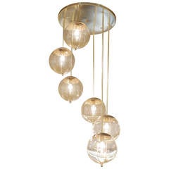 1950s Stilnovo Globe Chandelier