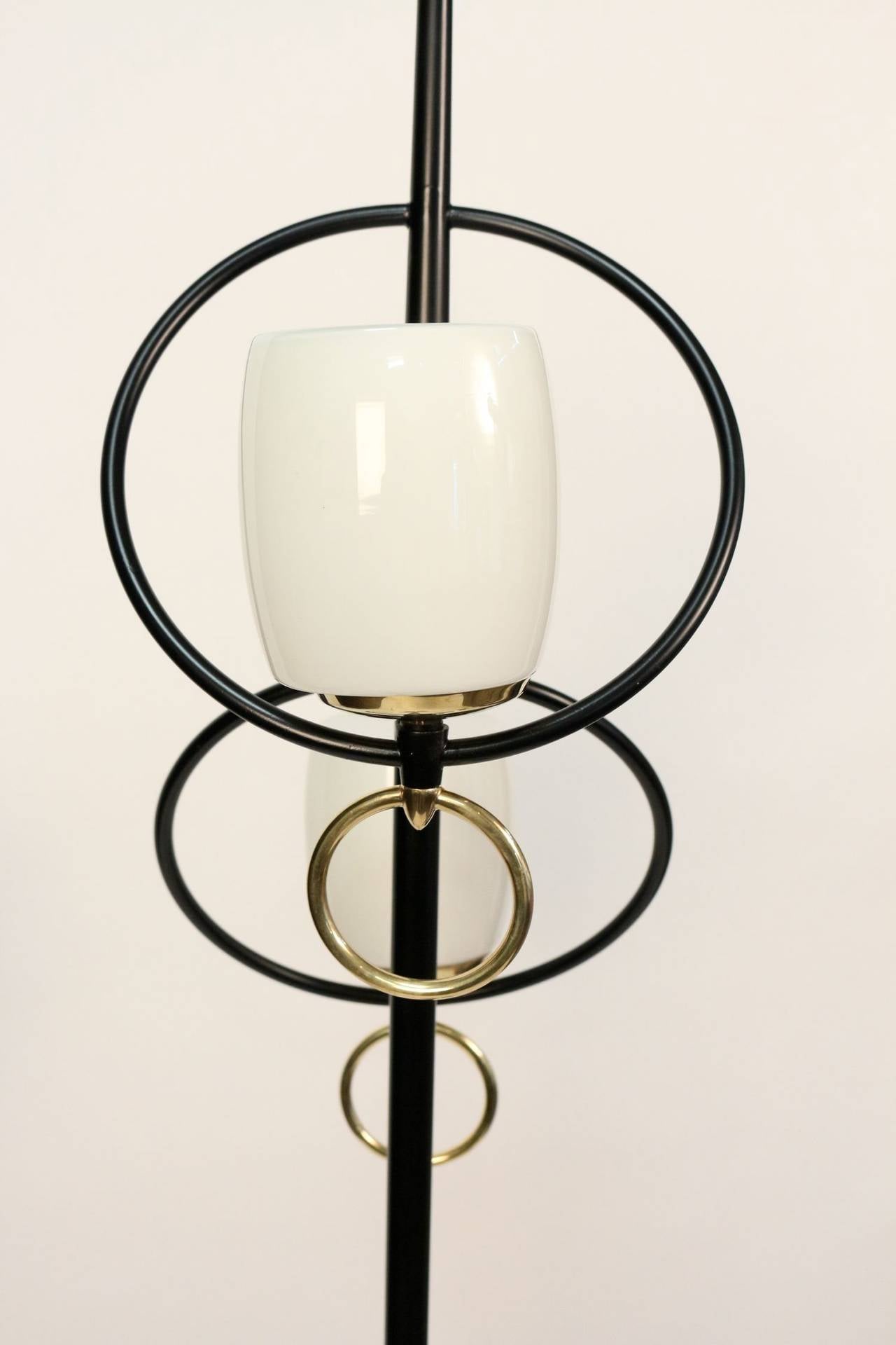 1950s 'Buckle' Floor Lamp by Stilnovo In Good Condition In Saint-Ouen, FR