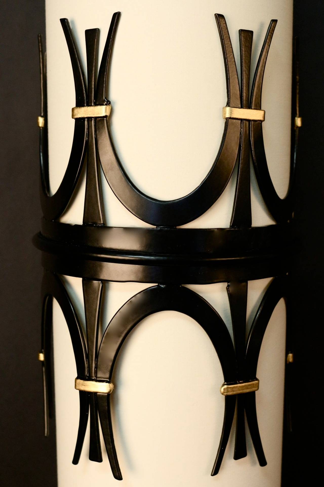 Large Pair of 1940s Sconces from a Parisian Brasserie In Excellent Condition In Saint-Ouen, FR