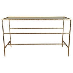 Large 1950s Console Table by Maison Bagues