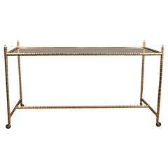 Large 1950s Console Table by Maison Bagues