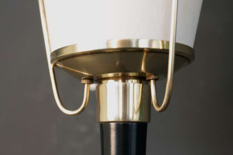 Brass Set of Four 1960's Large Lantern Sconces by Maison Arlus