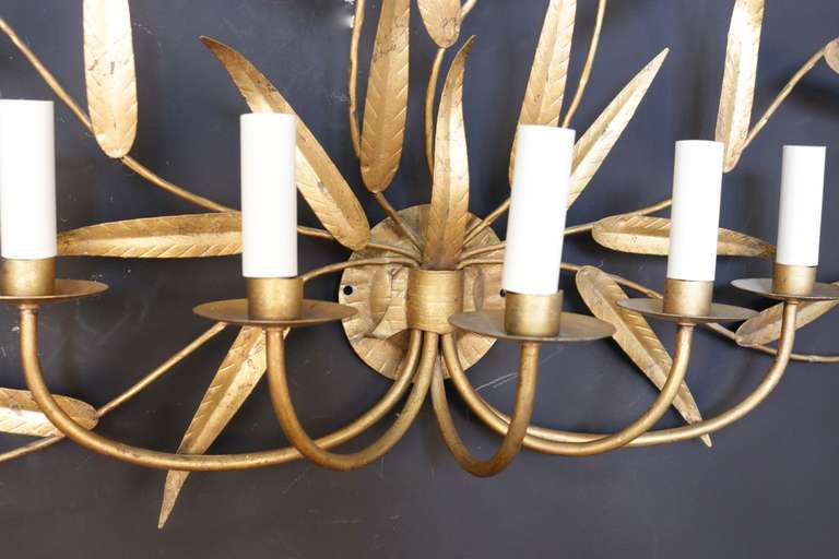 Mid-20th Century Large Pair of  1960s Sconces