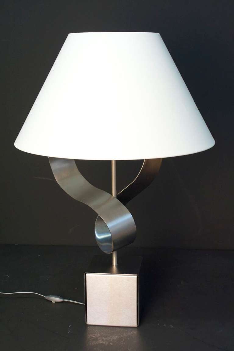 1970s Sculpture Table Lamp by François Monnet In Good Condition In Saint-Ouen, FR