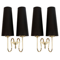Pair of Neoclassical Sconces by Maison Arlus