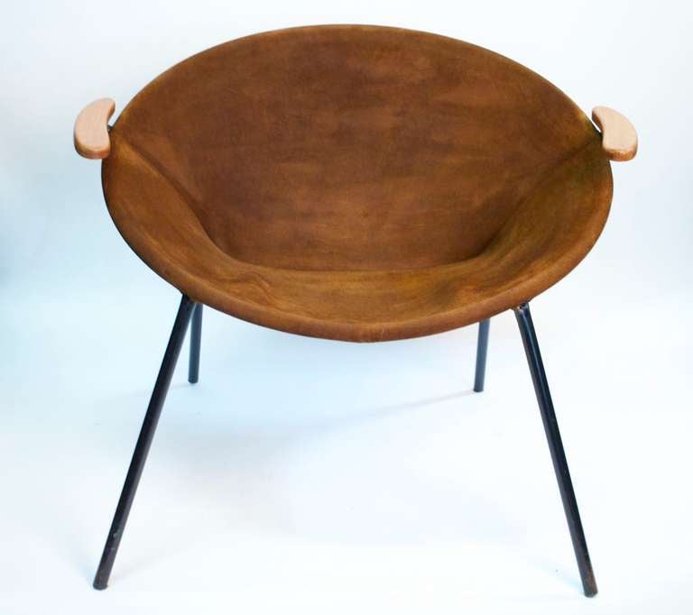 Geneviève Dangles 1950 Pair of Armchairs