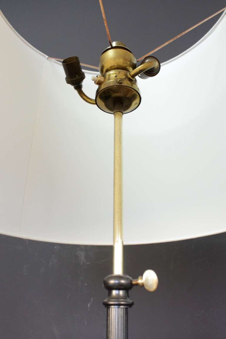 1960s 'Tete de Cygne' Floor Lamp by Maison Jansen In Good Condition In Saint-Ouen, FR