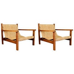 Pair of 1940s Armchairs Attributed to Francis Jourdain