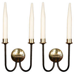 Pair of 1950s Sconces by Maison Lunel 11