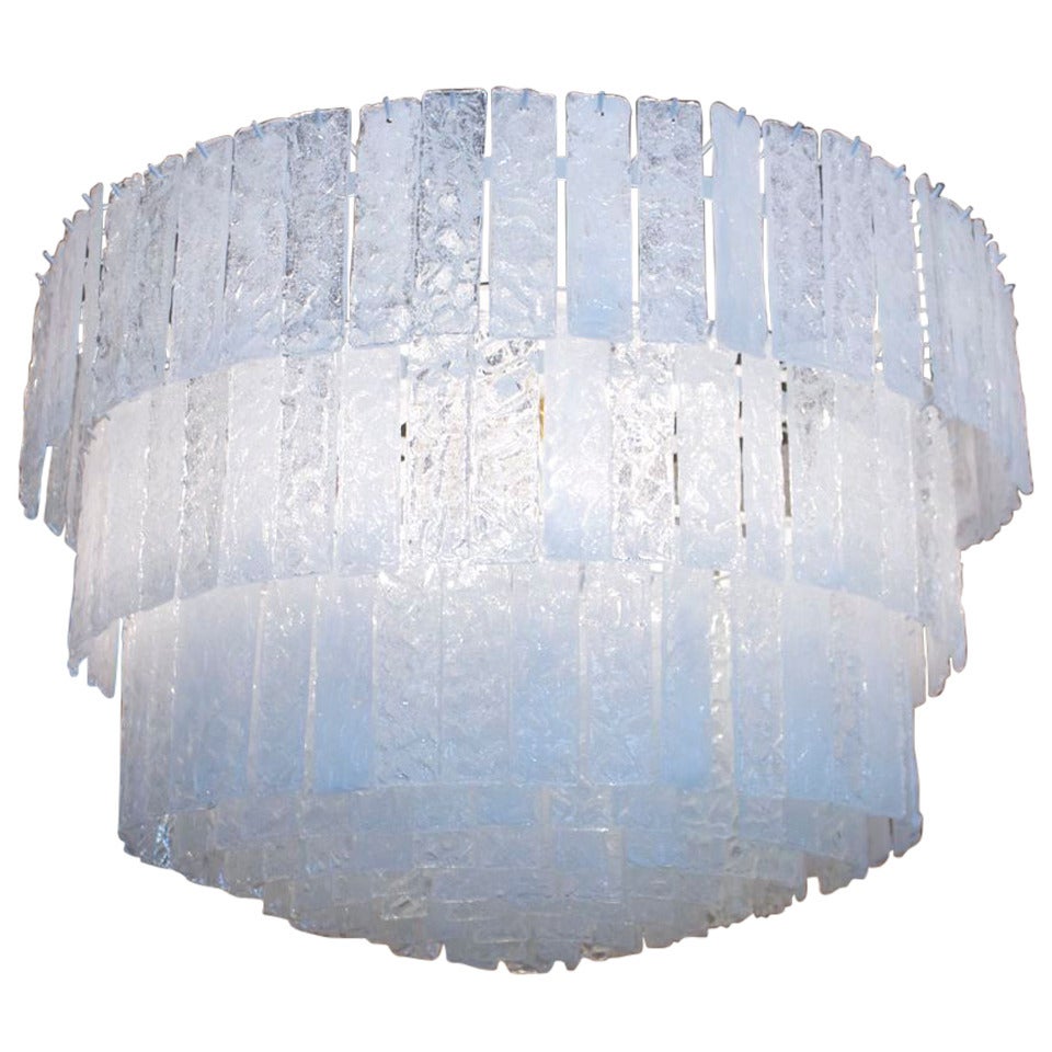 1970s Murano Ceiling Chandelier