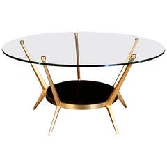 1950s Round Coffee Table by Angelo Ostuni