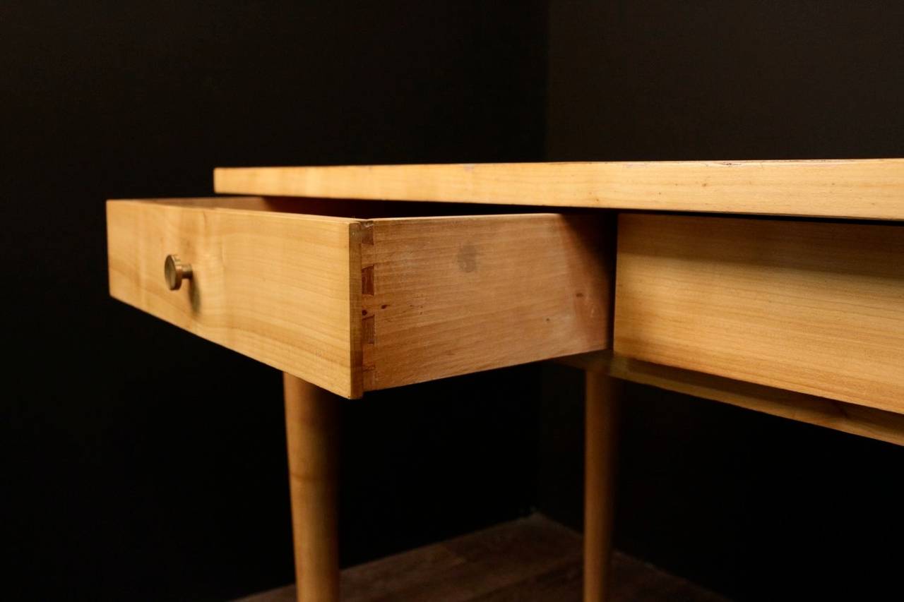 Cherry 1940s Table Desks Designed by André Arbus for 'La Cité Universitaire'