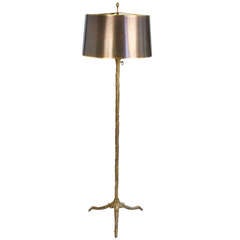 Maison Baguès Brass Floor Lamp 1940