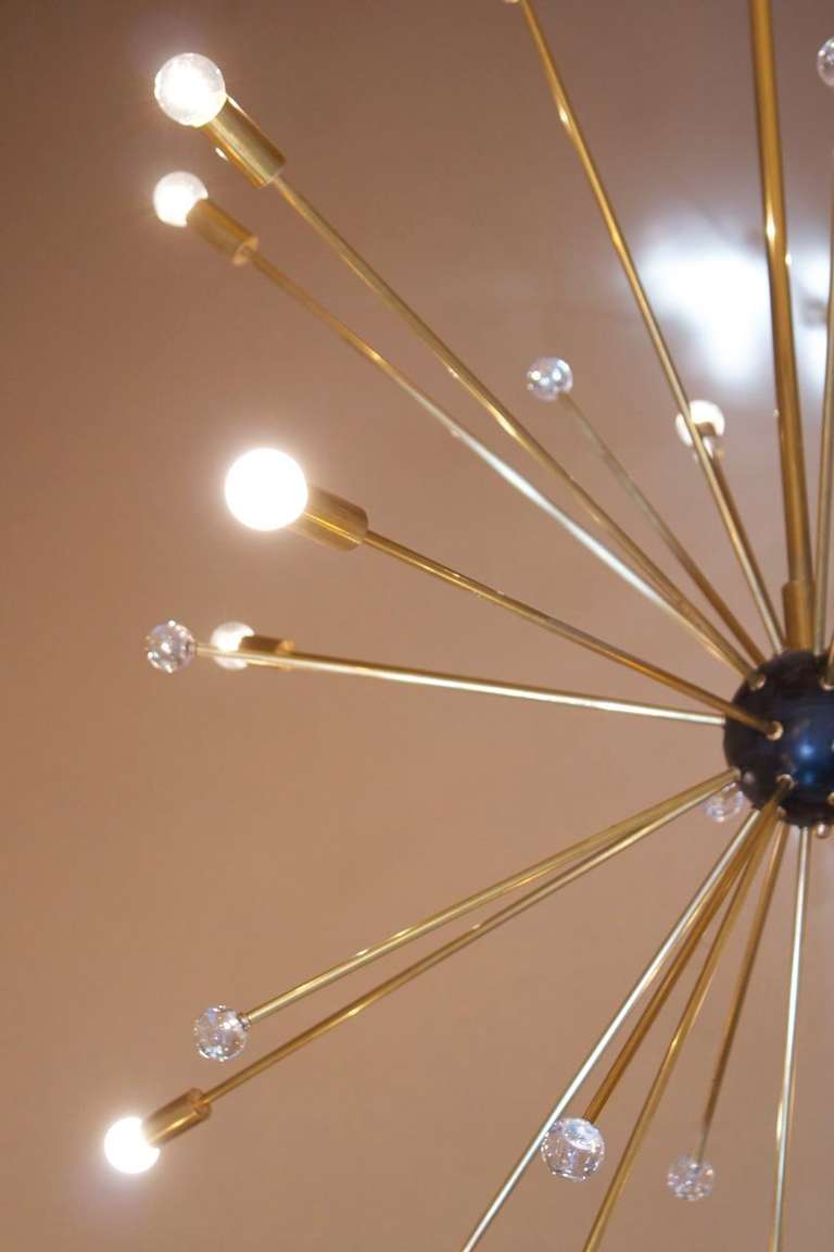 Mid-20th Century Spoutnik Ceiling Lamp