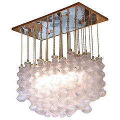 1990s Water Drops Chandelier by S. Cenedese