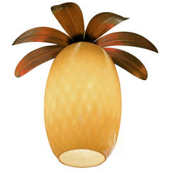 Vintage 1960s Pineapple Chandelier by Maison Flor Art