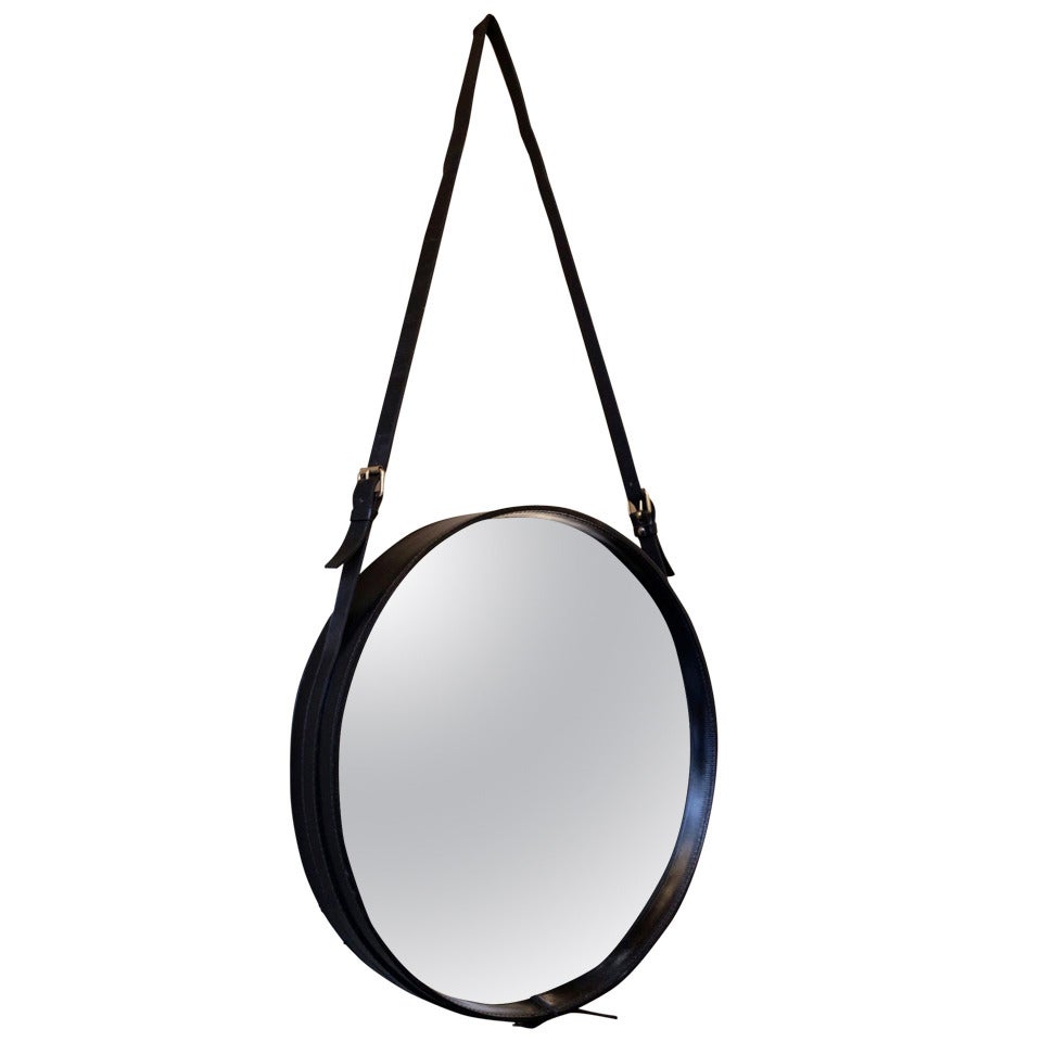 Large 1950s Mirror by Jacques Adnet
