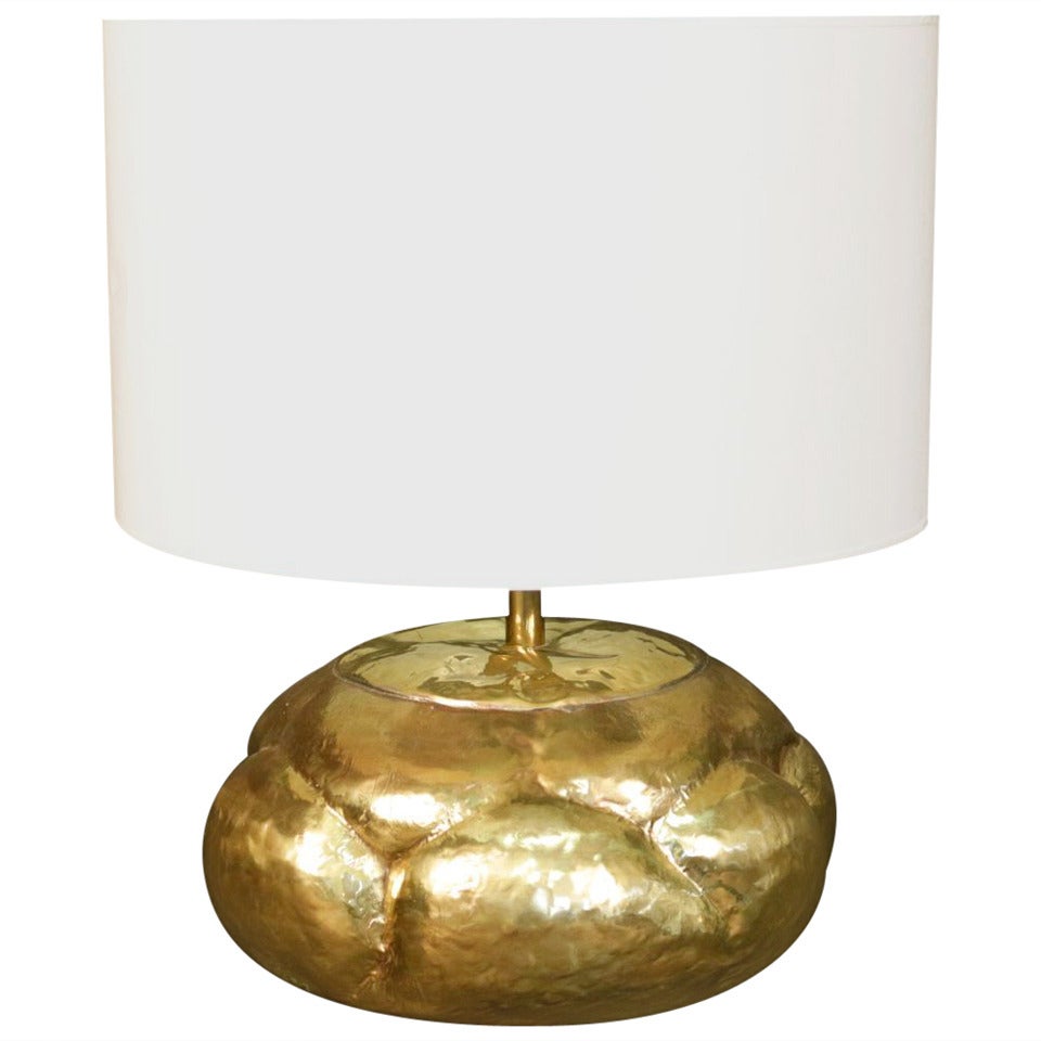 1960s 
Pumpkin
 Table Lamp by Maison Roche