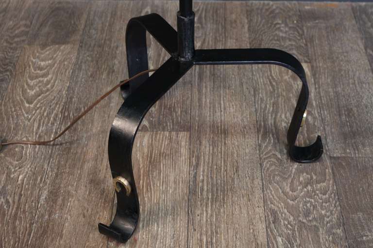 1946 Clamp Lamp by Jacques Adnet In Good Condition In Saint-Ouen, FR