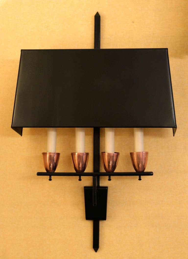 1965 Set of Four Sconces From The Paris Meurice Hotel
