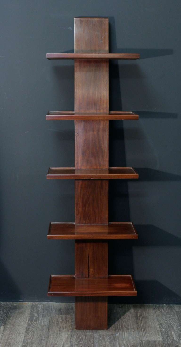 Bibliothèque de sol Mahoganny de 1930  Attribué à A. Sornay