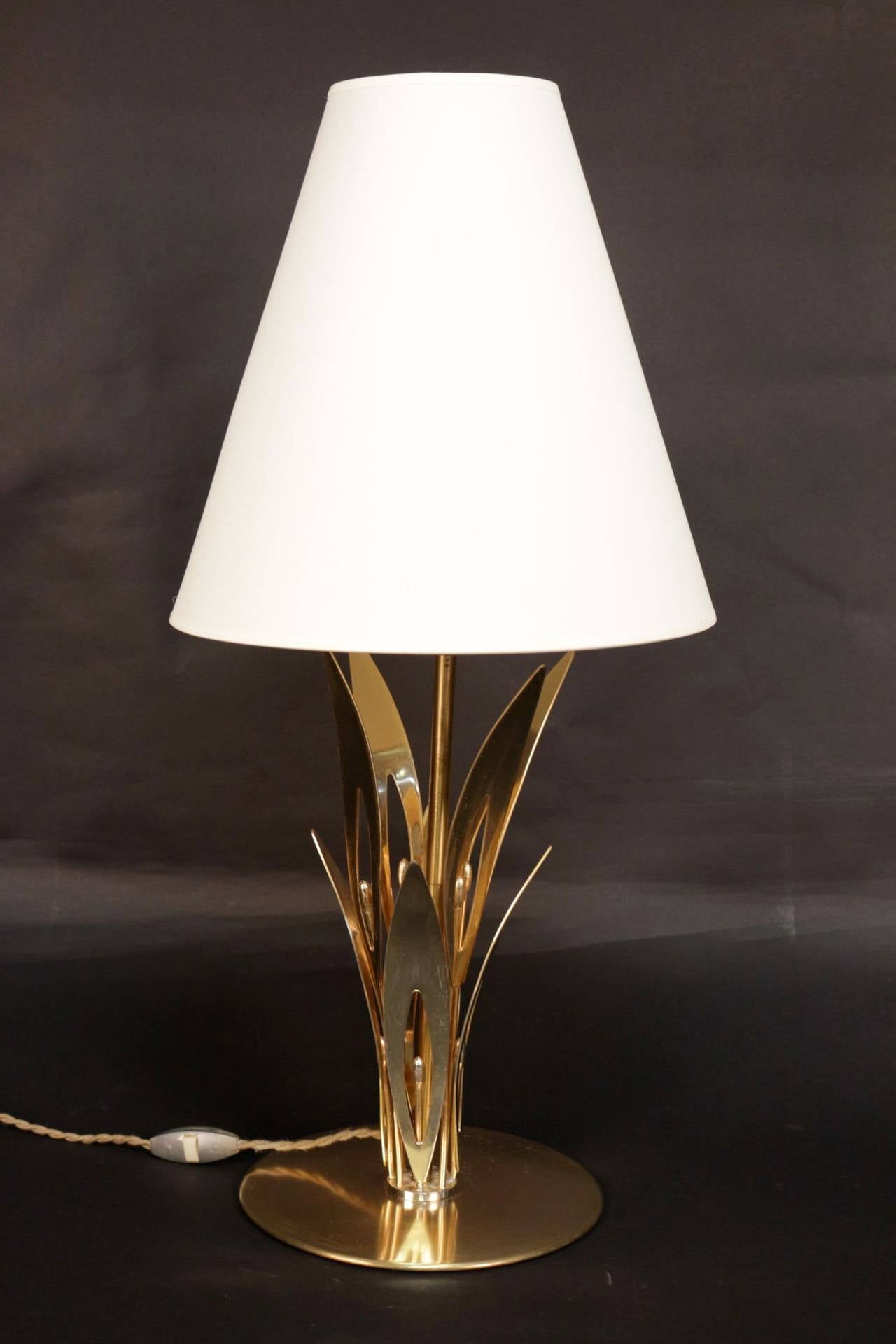 French 1960s 'Lily'Table Lamp 'Lily' by Maison Roche