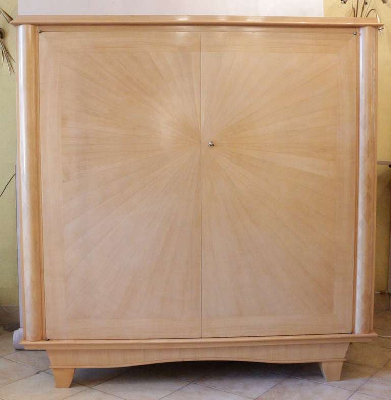 1940's Low Armoire "Soleil" from Faubourg Saint-Antoine
