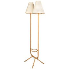 1950s Floor Lamp by Adrien Audoux and Frida Minet - Ecole de Nice
