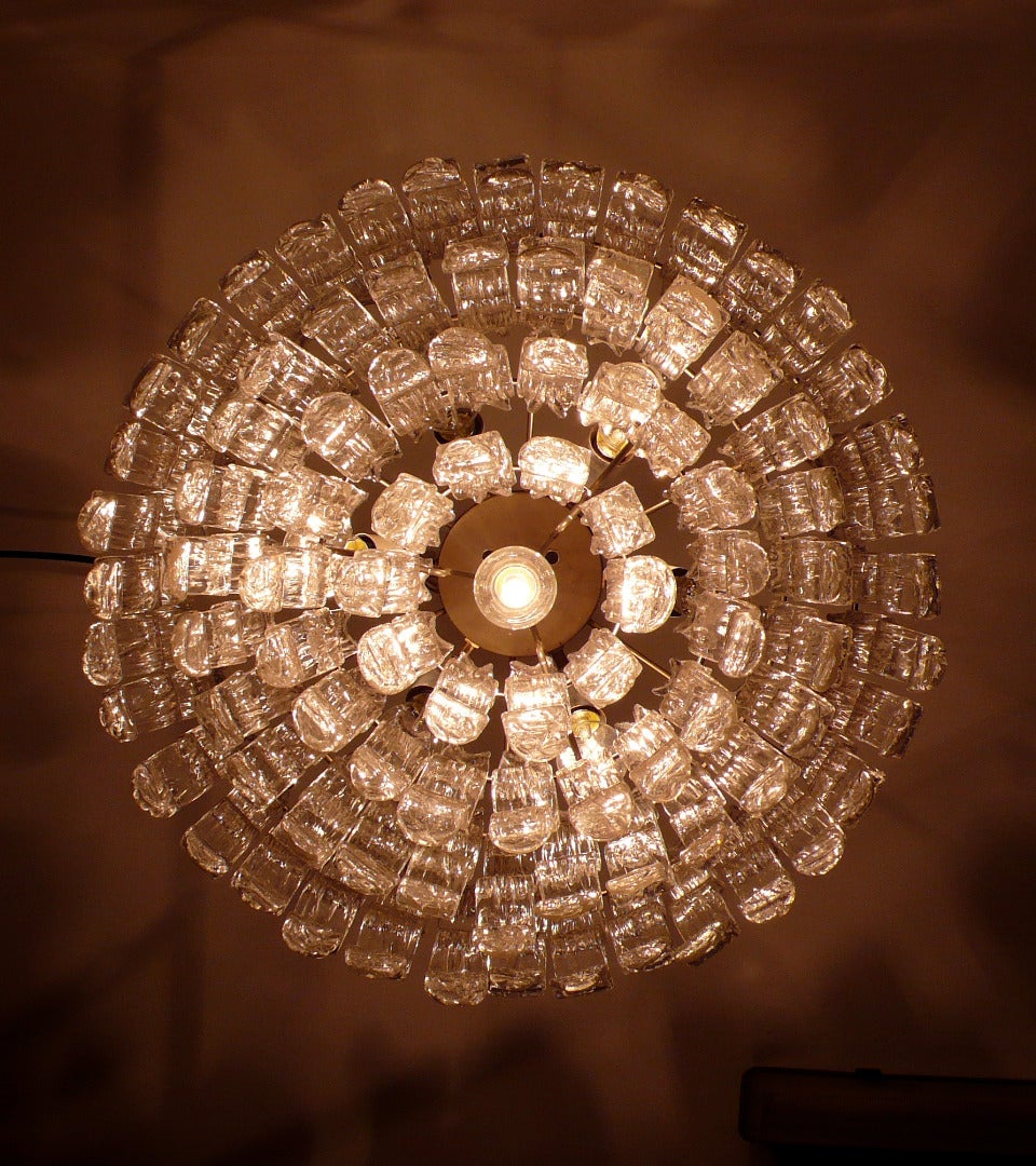 Amazing and Elegant Handblown Murano Chandelier by Barovier & Toso, 1970 In Excellent Condition In Rome, IT