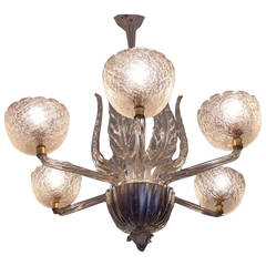 Murano Chandelier by Barovier & Toso, 1940 6