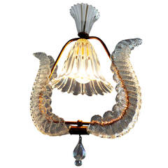 Chandelier by Barovier e Toso, 1930