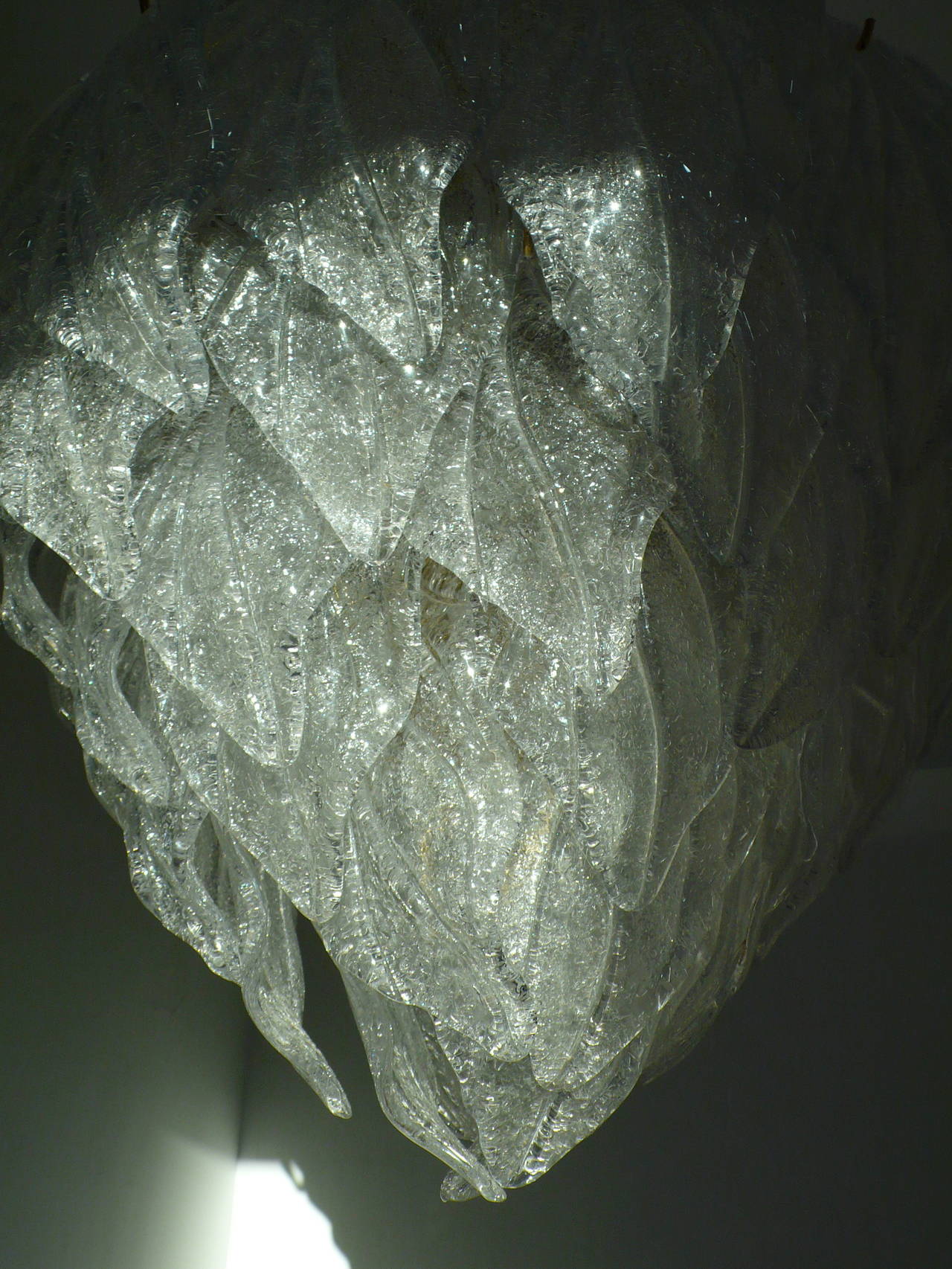 Murano Polar Ice Chandelier, 1970 2