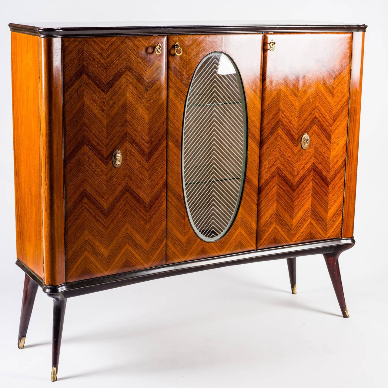 Bar Cabinet in the style of Paolo Buffa, 1950s 4