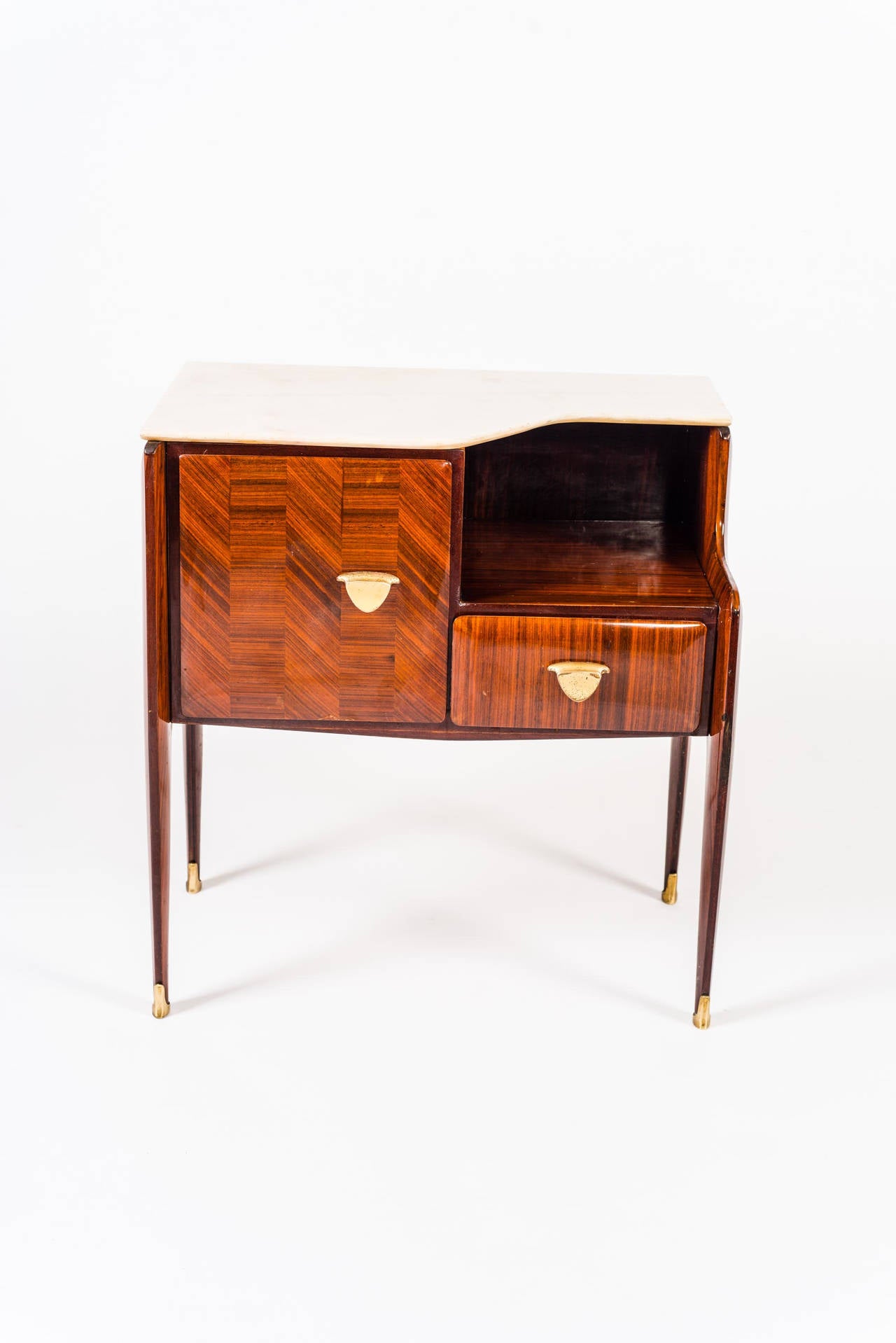 Pair of Night Stands in the style of Paolo Buffa, circa 1950s