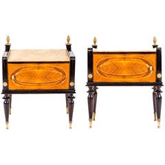 Pair of Nightstands in the Style of Paolo Buffa, circa 1950s 7