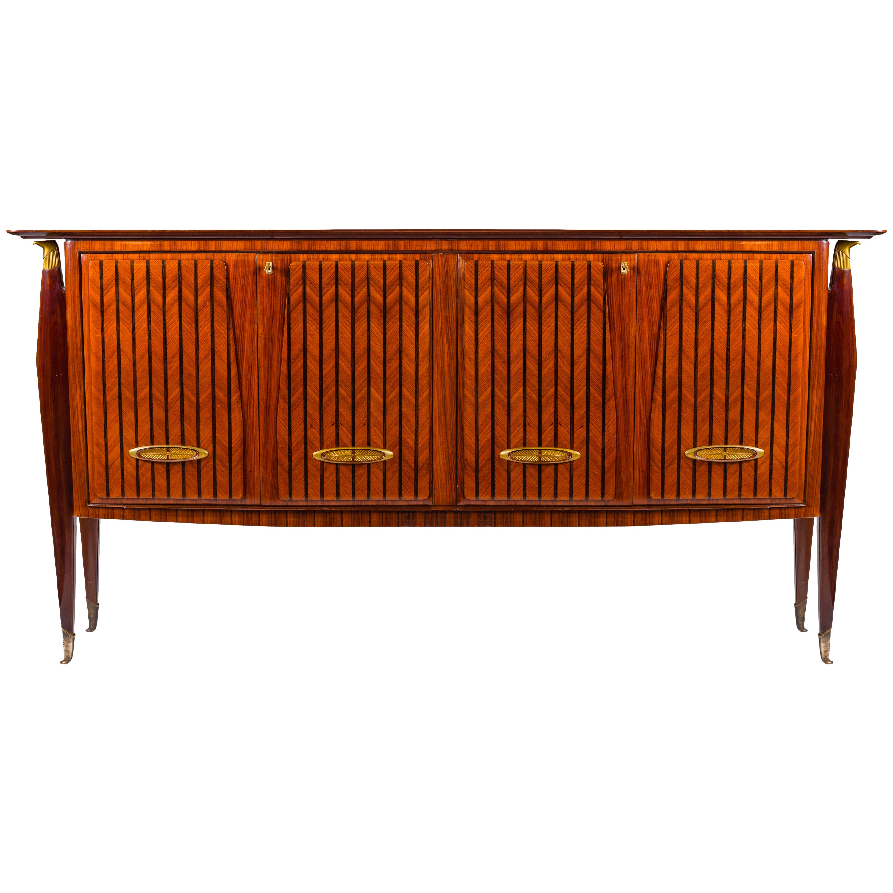  Italian Design Mid-century Sideboard or Bar Cabinet  Paolo Buffa, 1950s
