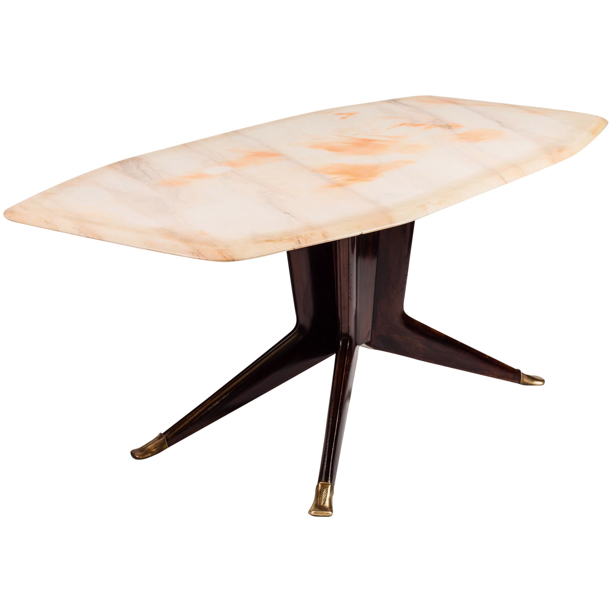 Dining Table in the Style of Paolo Buffa, 1950s