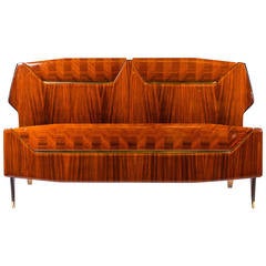 Bed Frame in the Style of Paolo Buffa, circa 1950s 9