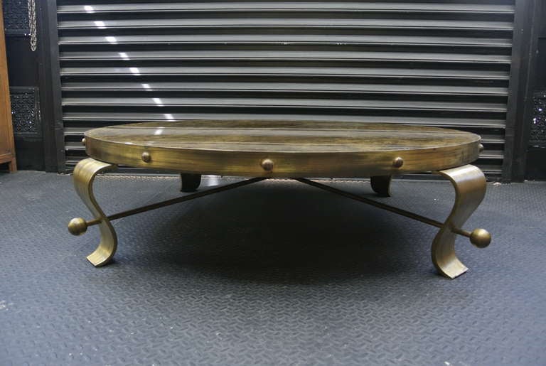 Robert & Mito Block Bronze Coffee Table In Good Condition In Mexico, D.F.