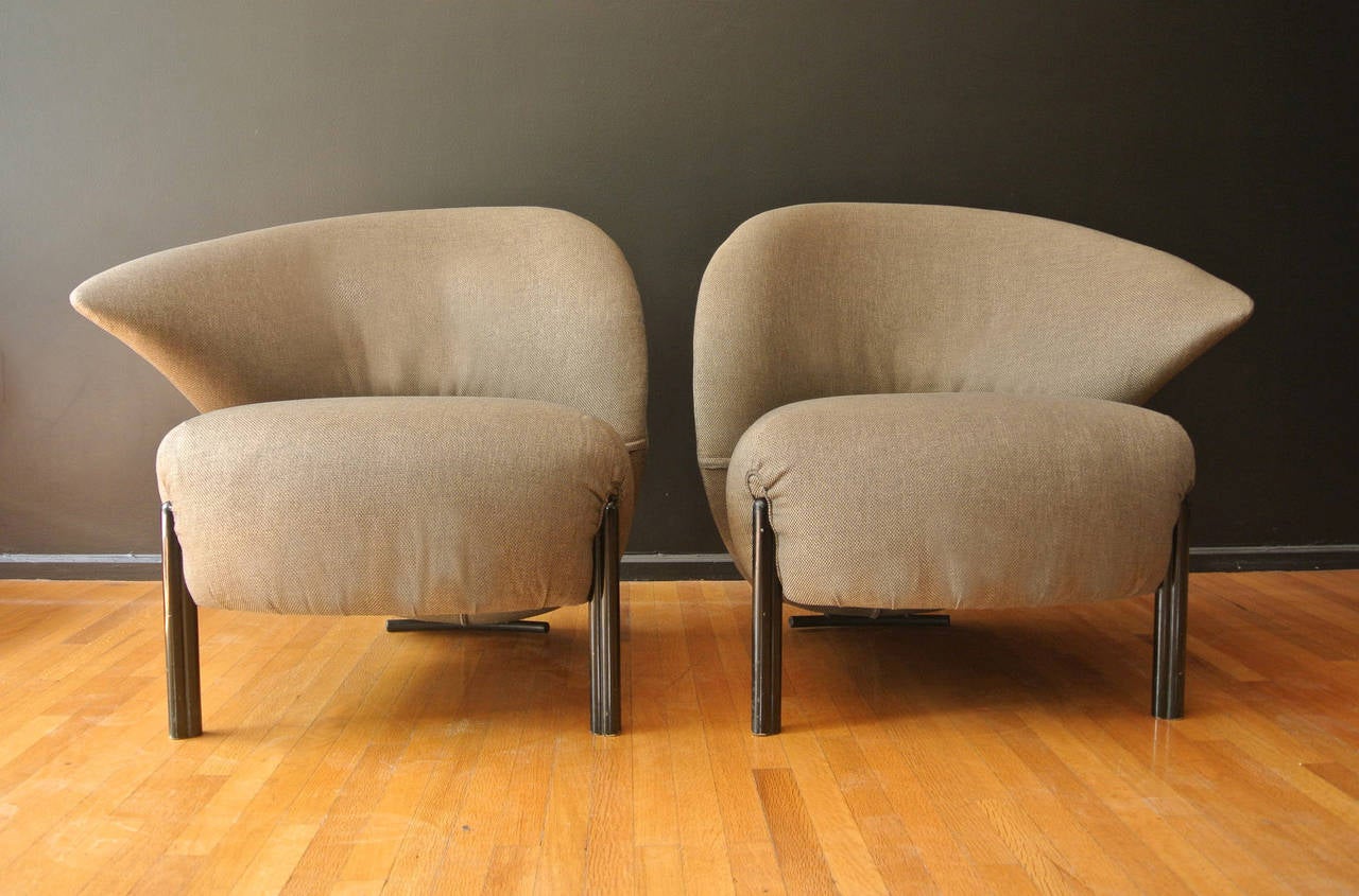 Pair of Calla Lily Saporiti Armchairs In Good Condition In Mexico, D.F.