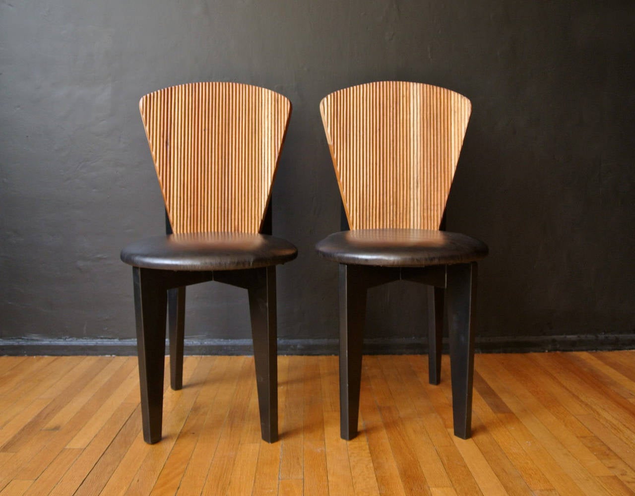 Mid-Century Modern Art Deco Mexican Pair of Chairs