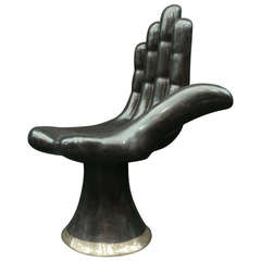 Bronze Pedro Friedeberg Hand Chair (Silla-Mano)